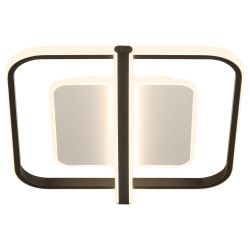 Светильник потолочный светодиодный ЭРА Модерн Franco CLL-1-107W 3K-6K RC BK с ДУ черный