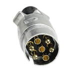 Вилка 7pin 12v 3053D (металл) Trailercom