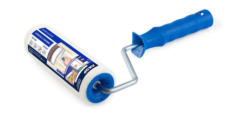 Валик полиакрил АКОР МАСТЕР 180мм/d8, для работ с эмалями (7)