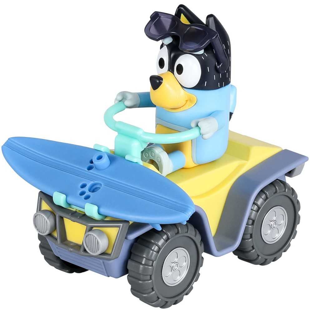 Bluey Blue - Пляжный автомобиль + фигурка собачки BLU17549