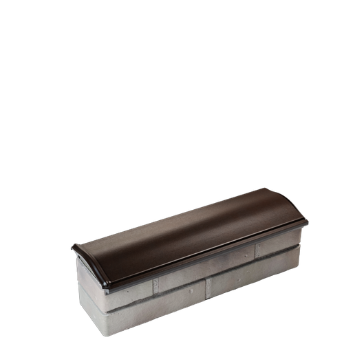 Парапет полимеркомпозитный Monblan 130мм (0,5 кирпич) коричневый