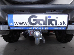 Фаркоп оцинкованный Galia N027A для Ford Maverick 1993-2000, Nissan Terrano 1993-2002(паспорт и сертификат в комплекте)(без электрики)