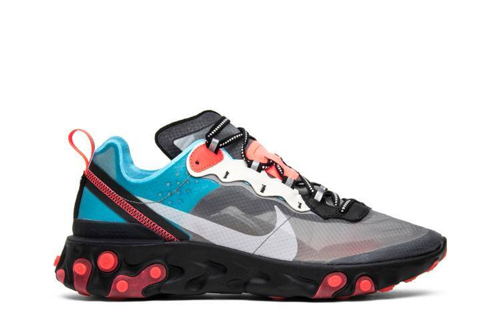 Кроссовки Nike React Element 87 Blue Chill Solar Red