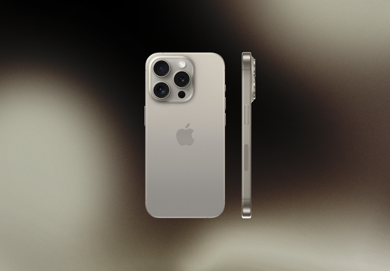 Телефон Apple iPhone 15 Pro 128Gb (Natural titanium)