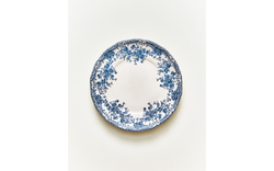 Zara Home тарелка пирожковая из фаянса, цвет синий, 16 см