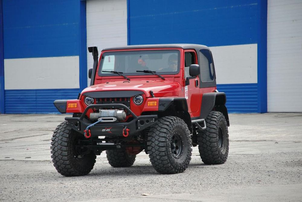 Бампер силовой передний BMS ALFA для Jeep Wrangler TJ