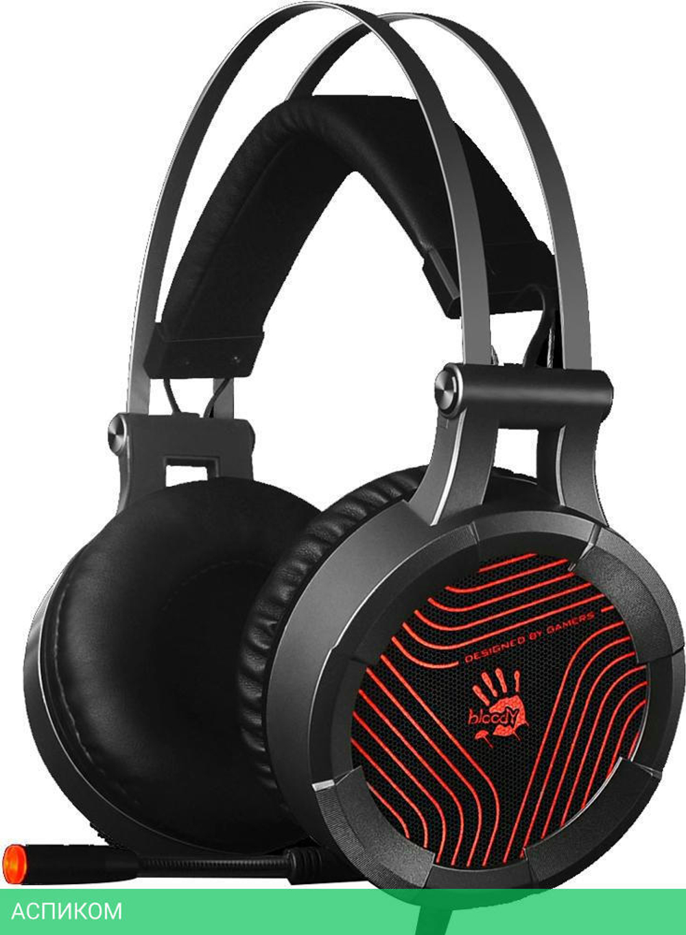 Наушники Bloody G530 черный/серый