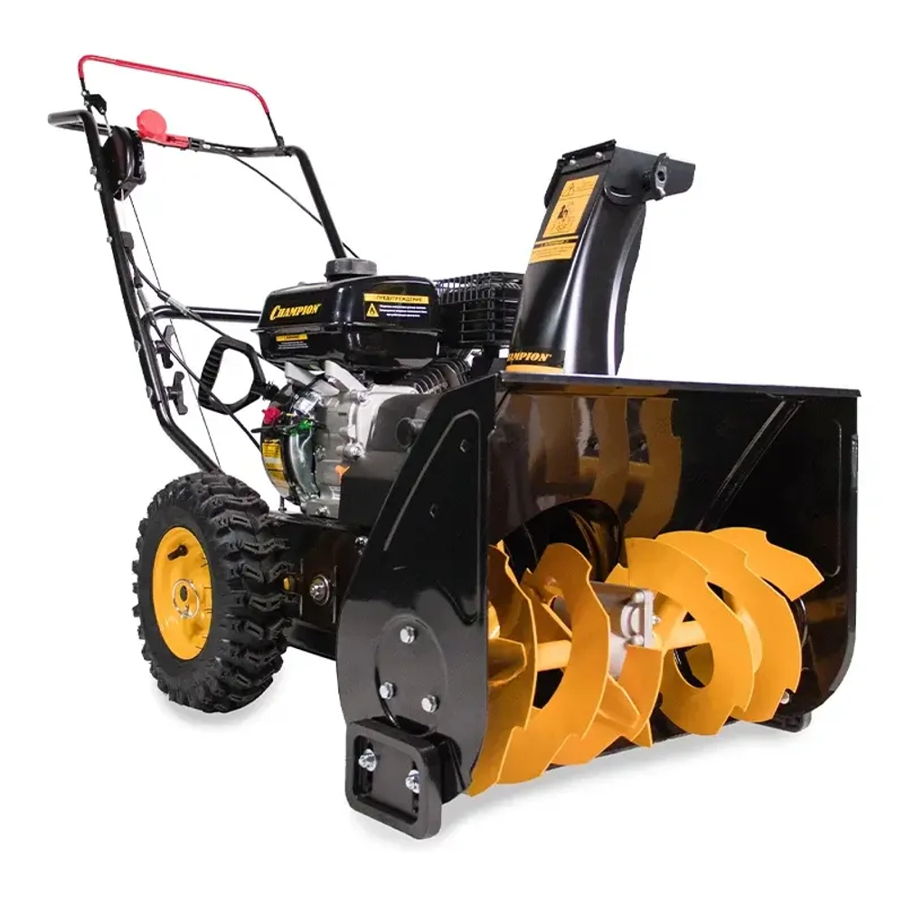 CHAMPION ST556 снегоуборщик бензиновый 5.5 л.с. ковш 56 см, выброс 14 м, 4 вперед/2 назад