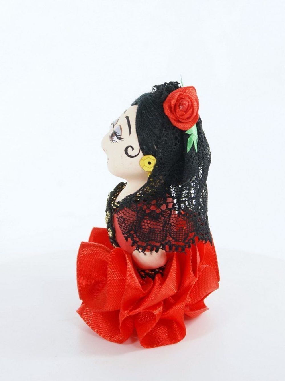 Кукла потешка фарфоровая Испаночка