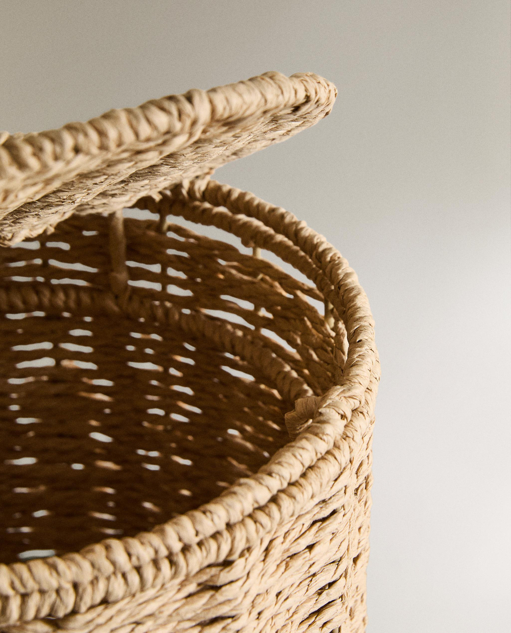 Zara Home Корзина из металла, цвет бежевый, 31 см