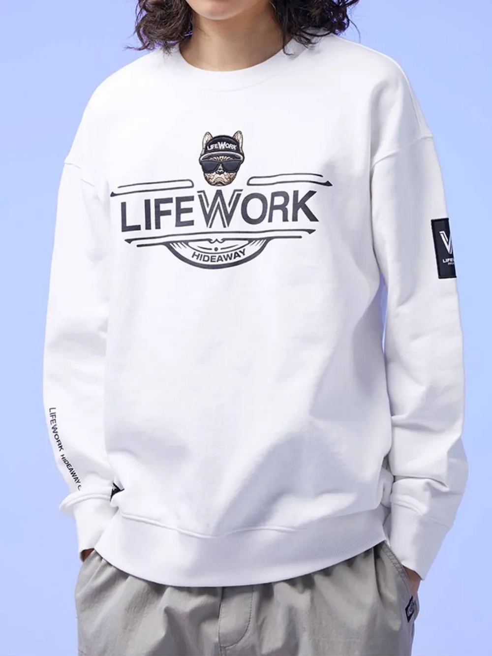 Свитшот с логотипом hipdok face