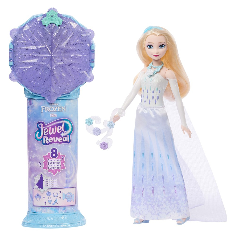 Disney Frozen - Зимний набор ШКАТУЛКА Кукла принцесса Эльза JJY36