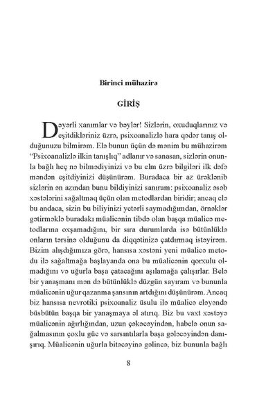 Psixoanalizlə ilkin tanışlıq