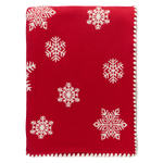 Плед из хлопка Fluffy snowflakes 130*180 см