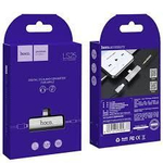 Адаптер audio HOCO для Apple 2в1 LS25 (Silver)