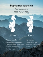 Эргорюкзак для новорожденных слинг рюкзак переноска