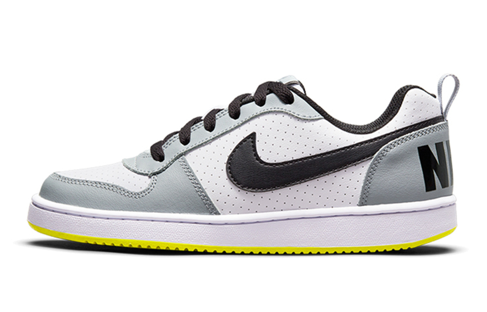 Nike Court Borough Low Sports Casual Board Shoes GS Grey Yellow