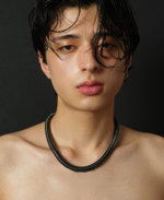 крупное колье due из гематита (black)