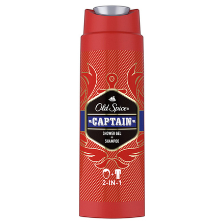 OLD SPICE 250мл Гель для душа + шампунь 2в1 Captain