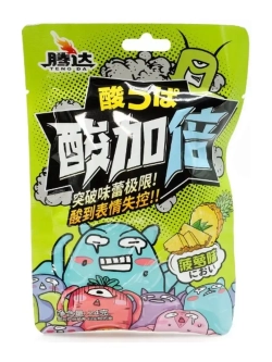 Кислая и освежающая карамель Ананас 24 г * 20 шт