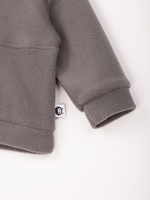 Олимпийка флисовая на молнии "Графитовый"