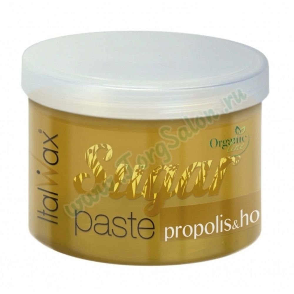 Воск водорастворимый в банке «Мед и прополис», Organic Line, Italwax, 750 мл