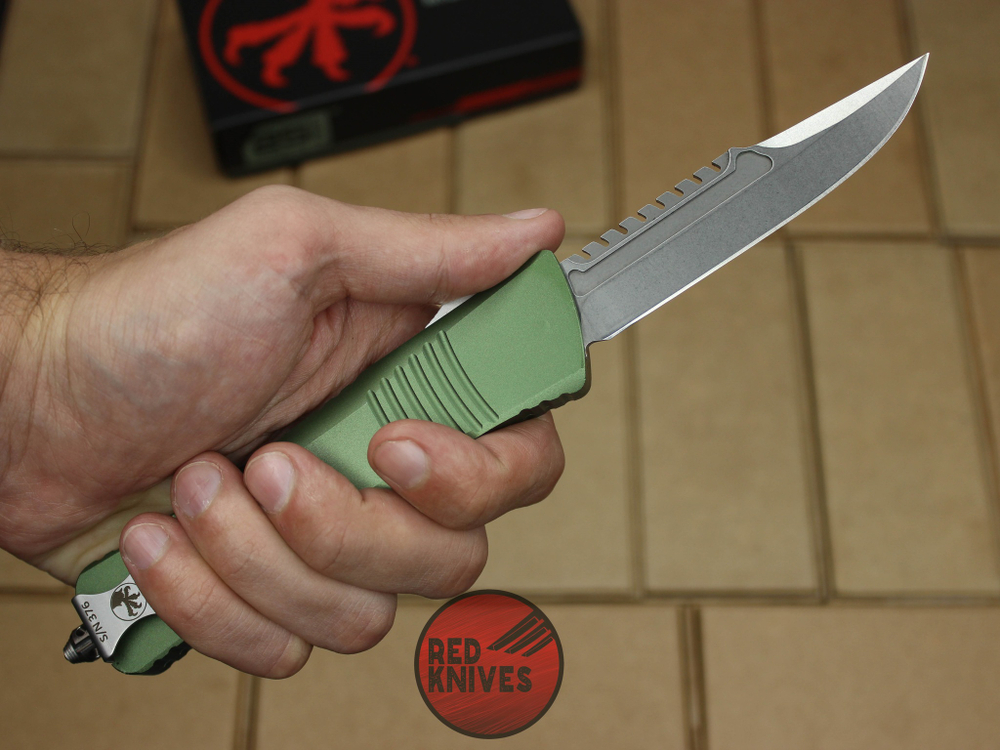 Нож Microtech Troodon B/E Green А+++ 138-10GRBE