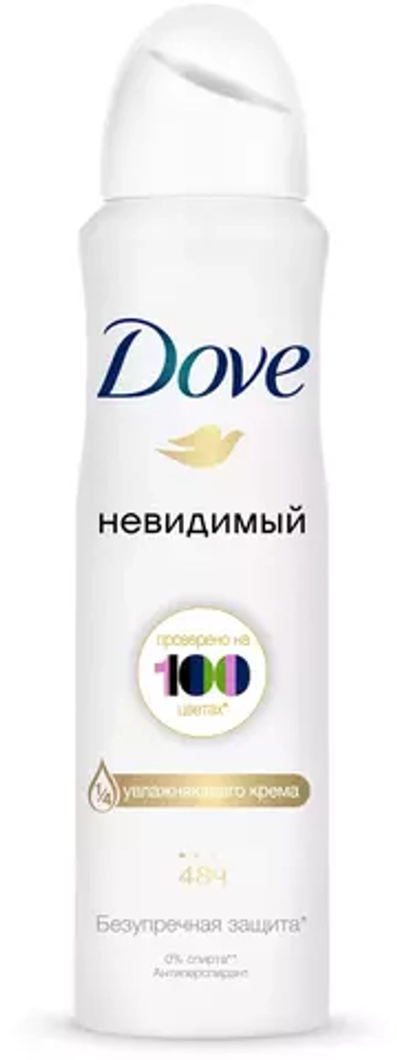Dove антиперспирант Невидимый, спрей, 150 мл