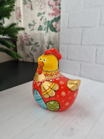 Курочка пасхальеая, фигурка из фарфора