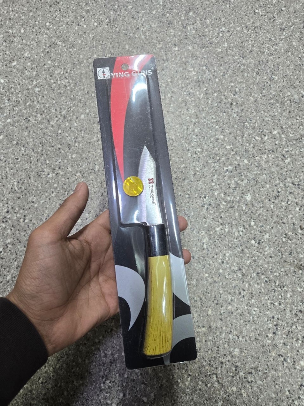 Нож деревянная ручка 20662