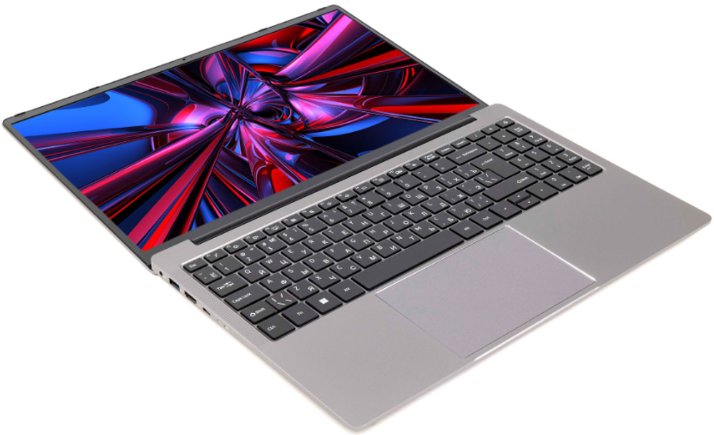 Ноутбук  HIPER OFFICE HLP 15.6 ", Core i5, 8 Гб RAM, 256 Гб SSD, Iris Xe Graphics, Серый
