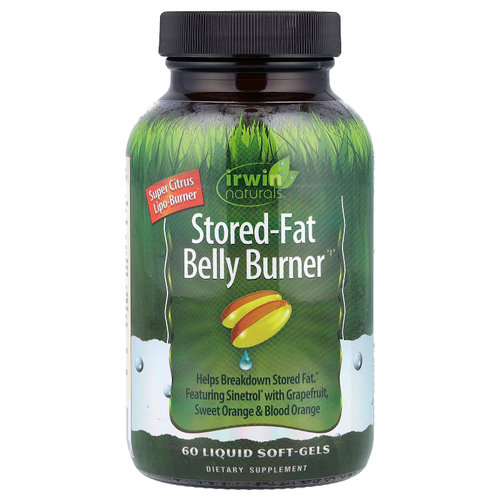 Irwin Naturals, Stored-Fat Belly Burner®, 60 желатиновых капсул