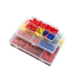 Колпачки СИЗ: набор 102 шт соединительных зажимов для скрутки проводов при электромонтаже