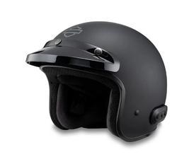 Шлем Fury Open Face Helmet Sena Harley-Davidson (Черный)