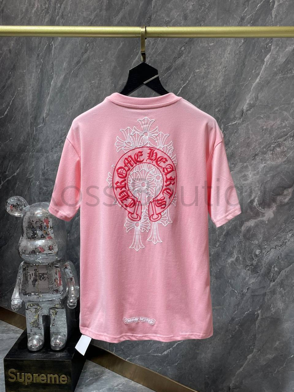 брендовые женские футболки розового цвета