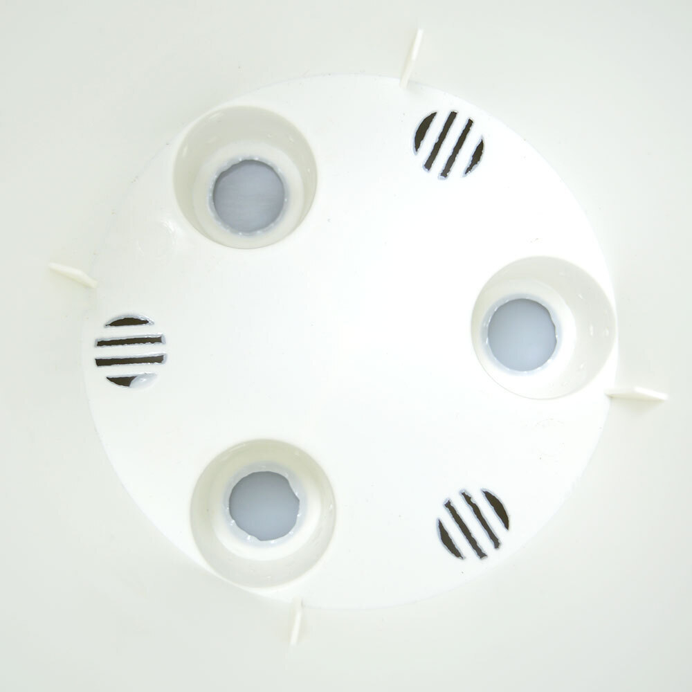 Горшок цветочный Sand 5,8л d230мм c дренажной вставкой, утренний туман