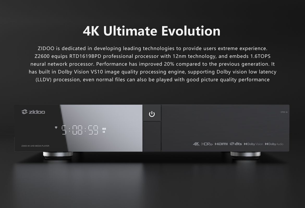 Проигрыватель Zidoo Z2600