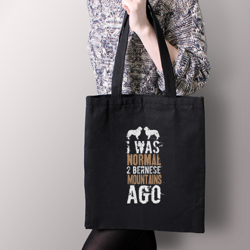 Тканевая сумка "Был нормальным 2 Берна назад"