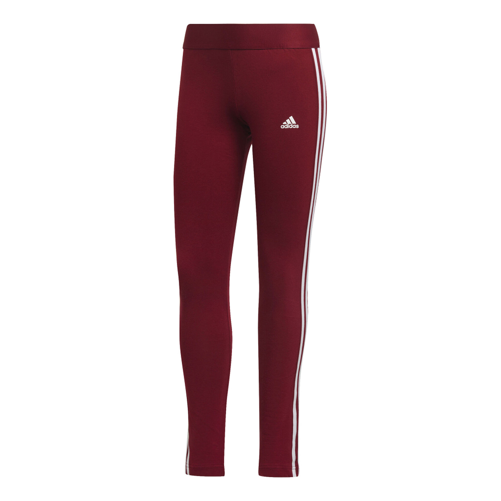 Женские теннисные брюки adidas 3 Stripes Tight Women - Red