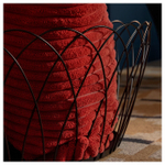 Корзина IKEA HOSTAGILLE (ХЕСТАГИЛЛЕ), Черный, 55х25 см