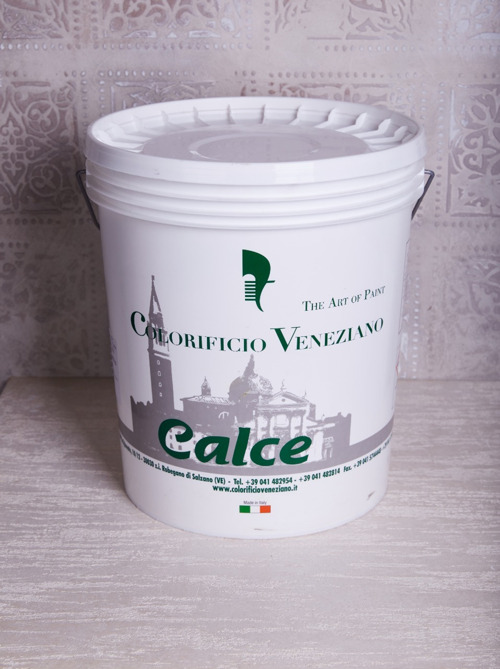 Известковая штукатурка Мармарин COLORIFICIO VENEZIANO Marmorino Polvere Fina Bianco