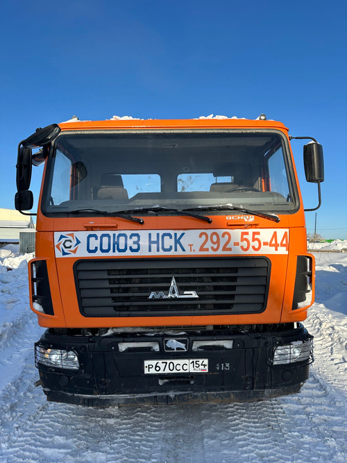 ПК Коммунальные машины ПБ-7028* на шасси МАЗ 5550 4x2 Бункеровоз ПБ-7028-11 (Дизельный, 7,5 л, 264 л