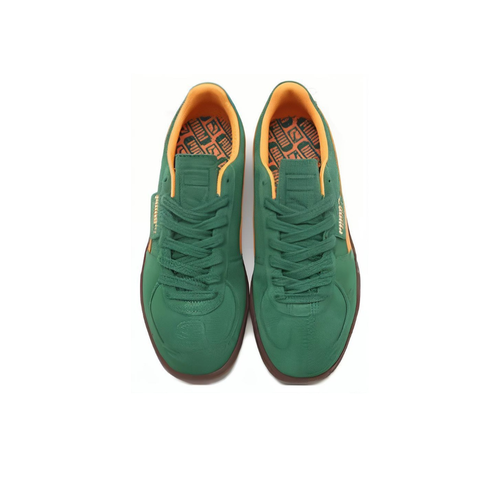Кроссовки Puma Palermo 'College Green Mustard Yellow' 396463-05