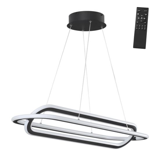 359173 OVER NT23 316 черный Светильник подвесной диммируемый, в комплекте пульт ДУ IP20 LED 4000К 116W 220V ONDO