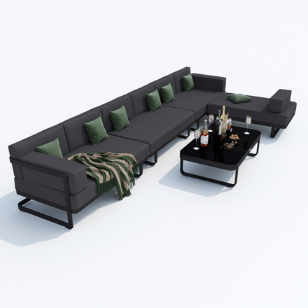 Диван левый Ideal Patio ТЕСОРА