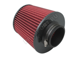 Фильтр воздушный нулевого сопротивления Sport MEGA FLOW, красный/карбон D70мм