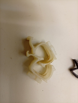 WISL62CSI кт55 Пластиковые элементы для стиральной машины Indesit б/у