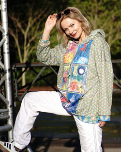 Худи "Шагал", по мотивам живописи Марка Шагала (серия картин "Цирк")