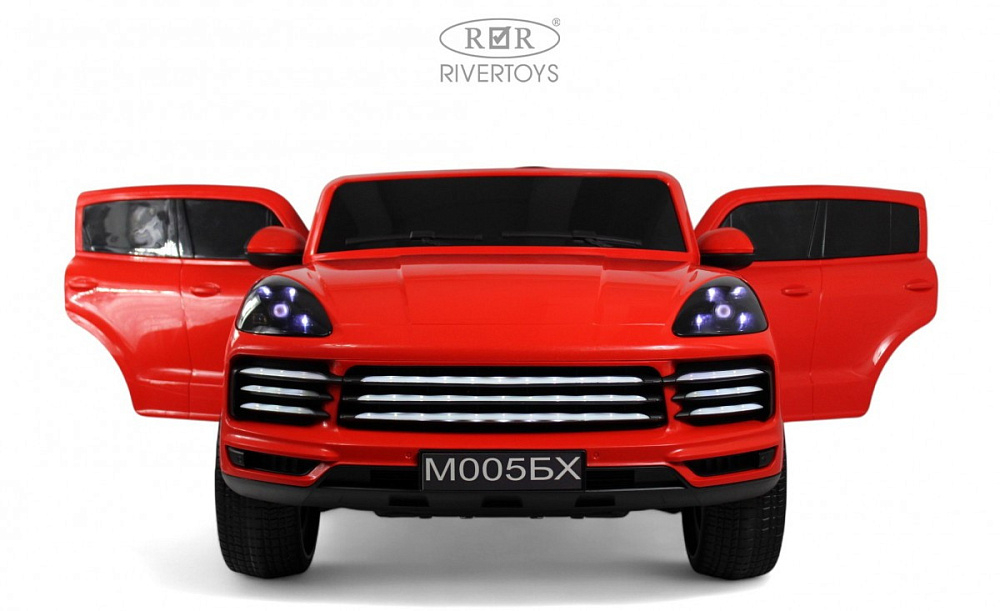 Детский электромобиль RiverToys М005БХ М005БХ-RED/красный