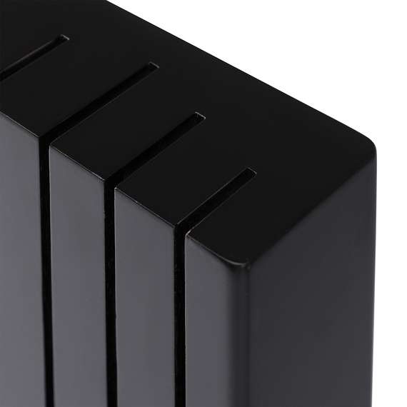 Подставка для ножей hevea, черная